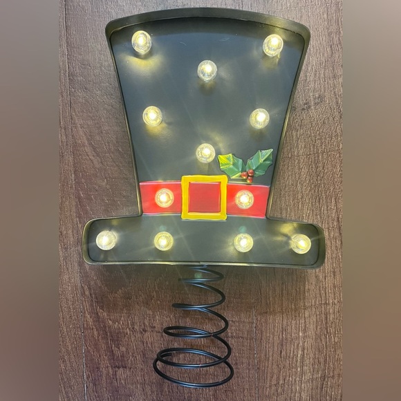 NWT lighted Christmas tree topper battery operated - Picture 1 of 8